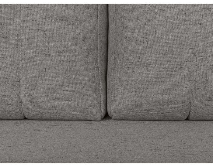 Pohovka s rozkladom a úložným priestorom Dessa Lux - sivá