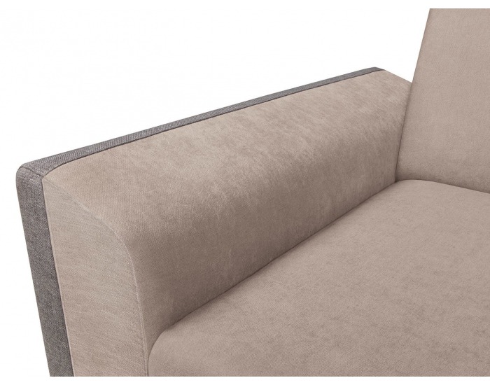 Rohová sedačka s rozkladom a úložným priestorom Elena II L/P - béžová / hnedá / mocca