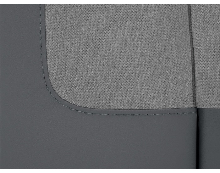 Rohová sedačka s rozkladom a úložným priestorom Elena II L/P - sivá / tmavosivá