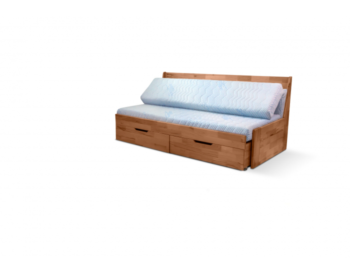 Rozkladacia posteľ s úložným priestorom Fenix Vario 90/180 - kalvados