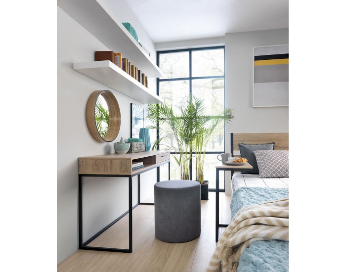 Komoda Gamla KOM2D2S - dub grandson / čierna