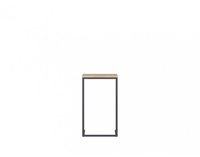 Príručný stolík Gamla DST - dub grandson / čierna