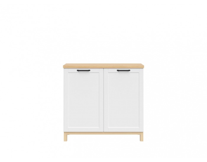 Komoda Haga KOM2D - biela canadian / dub poľský