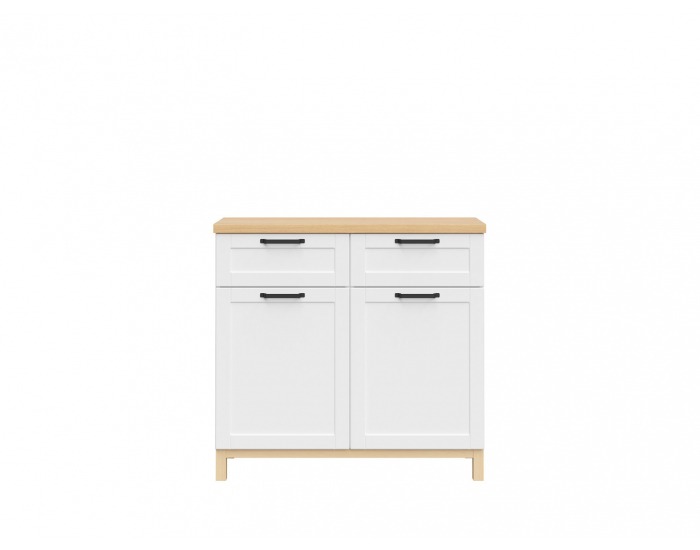 Komoda Haga KOM2D2S - biela canadian / dub poľský