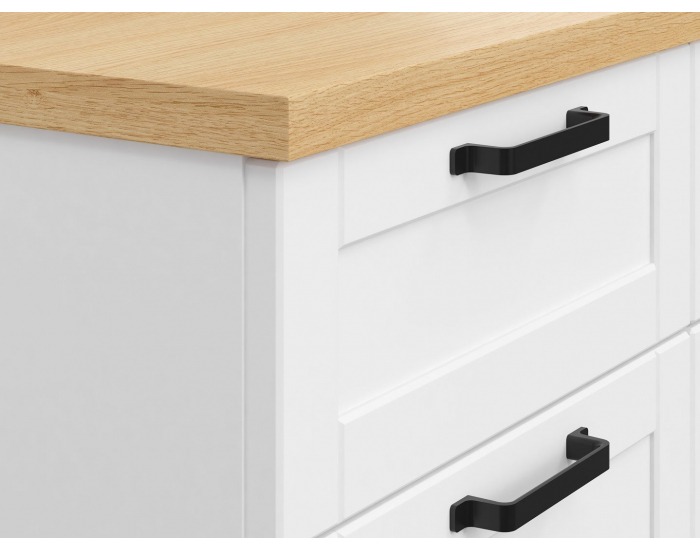 Komoda Haga KOM2D2S - biela canadian / dub poľský