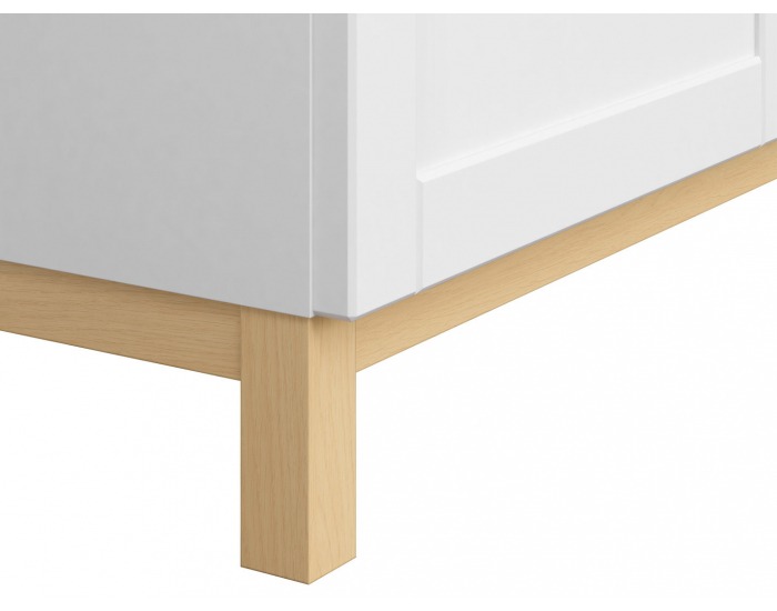Komoda Haga KOM2D2S - biela canadian / dub poľský