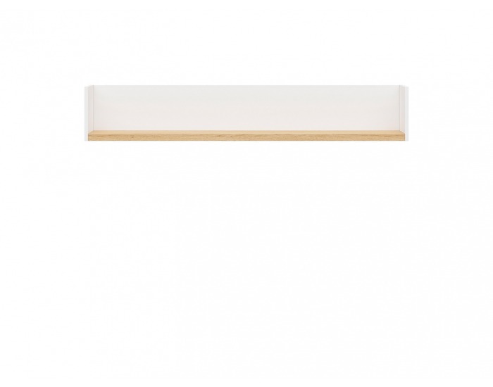 Polica Haga POL/150 - biela canadian / dub poľský