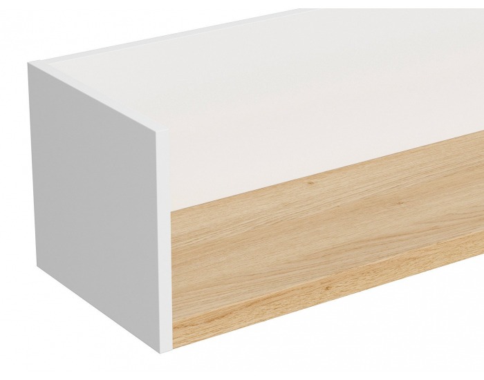 Polica Haga POL/150 - biela canadian / dub poľský