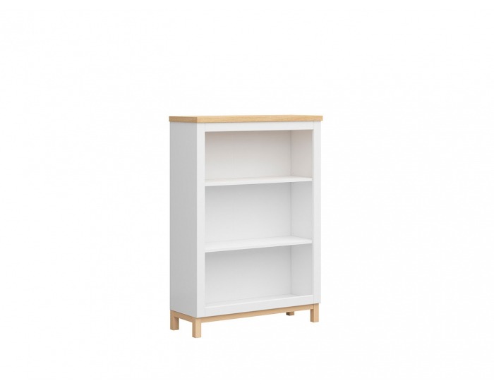 Regál Haga REG/90 - biela canadian / dub poľský