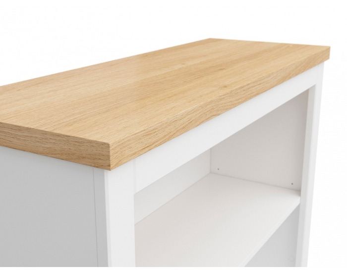 Regál Haga REG/90 - biela canadian / dub poľský