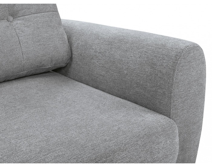 Rohová sedačka s rozkladom a úložným priestorom Hampton L - svetlosivá