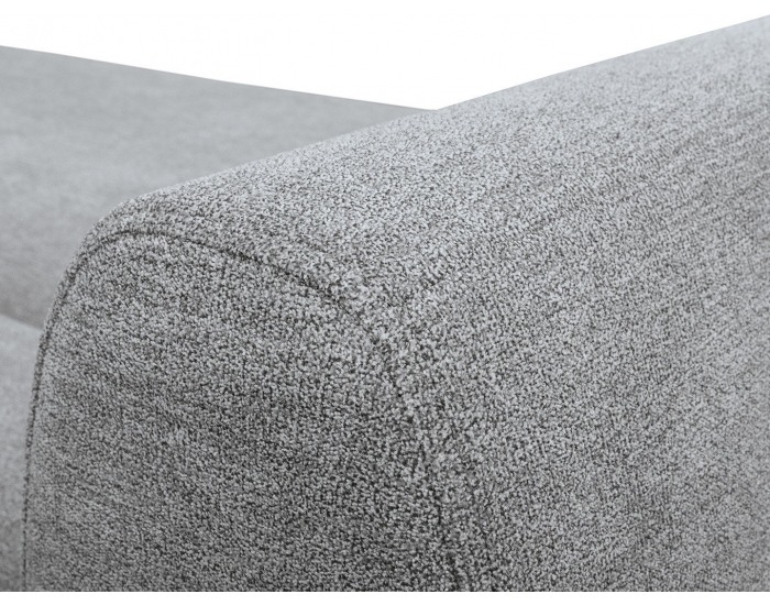 Rohová sedačka s rozkladom a úložným priestorom Hampton L - svetlosivá