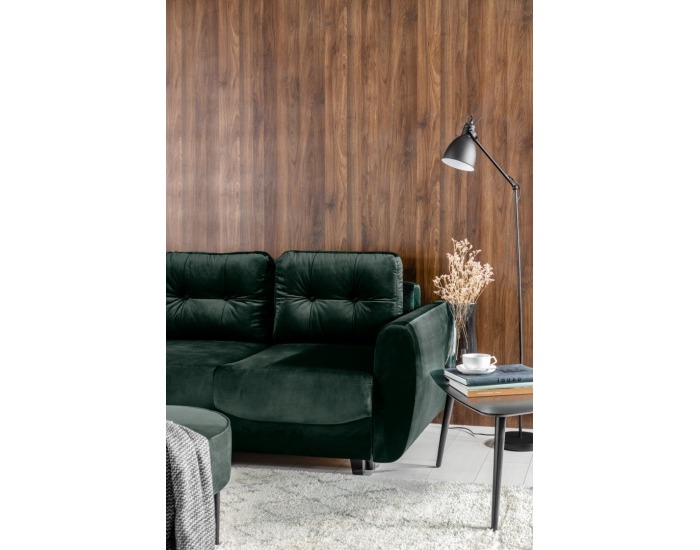 Rohová sedačka s rozkladom a úložným priestorom Hampton L - zelená