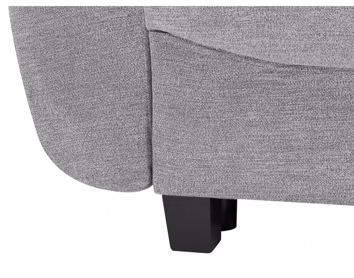 Pohovka s rozkladom a úložným priestorom Hampton Lux - sivá / wenge