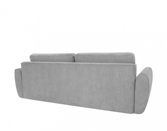 Pohovka s rozkladom a úložným priestorom Hampton Lux - sivá / wenge