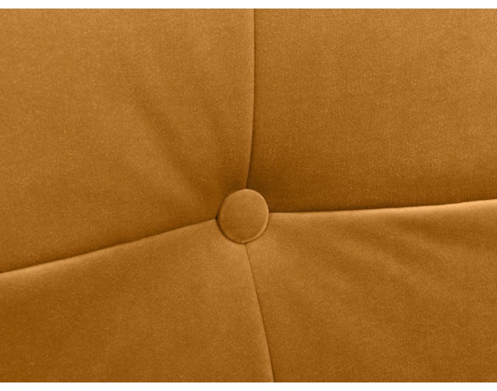 Pohovka s rozkladom a úložným priestorom Hampton Lux - žltá / wenge