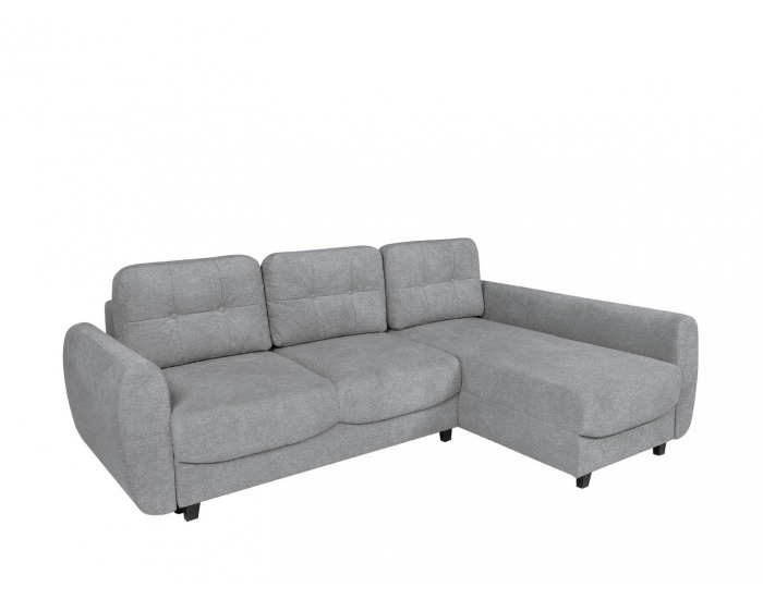 Rohová sedačka s rozkladom a úložným priestorom Hampton P - svetlosivá