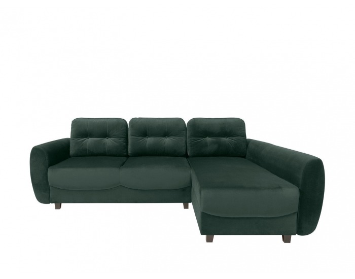 Rohová sedačka s rozkladom a úložným priestorom Hampton P - zelená