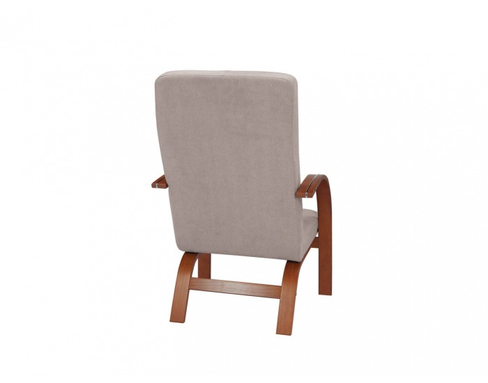 Kreslo Jeff - béžová / drevo (TX007)