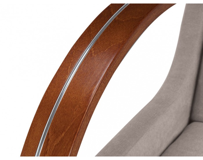 Pohovka s rozkladom a úložným priestorom Jeff - béžová / drevo (TX007)