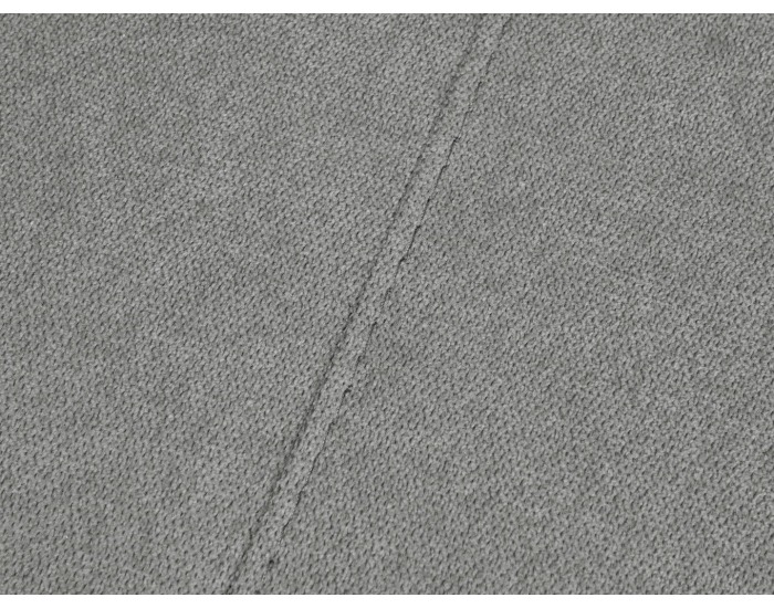 Pohovka s rozkladom a úložným priestorom Jeff - sivá / drevo (TX007)