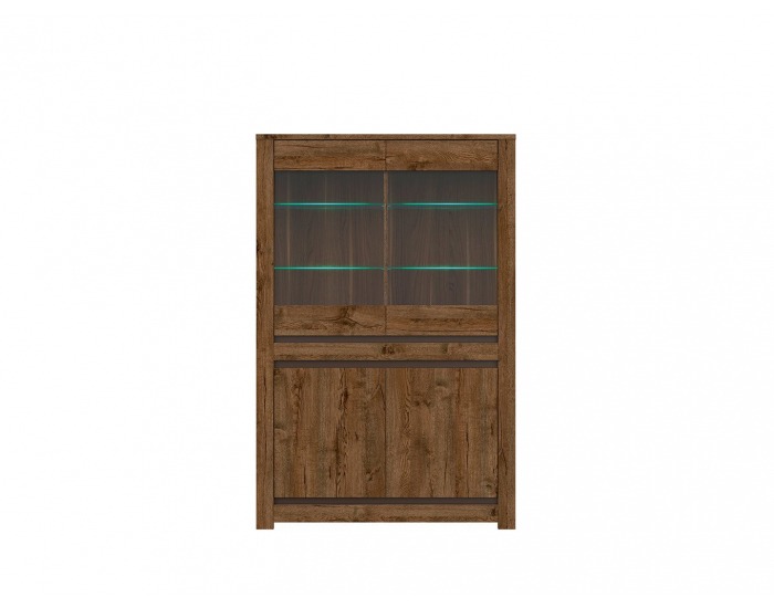 Vitrína Kada REG2W2D - dub april