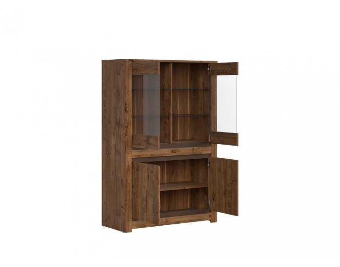 Vitrína Kada REG2W2D - dub april