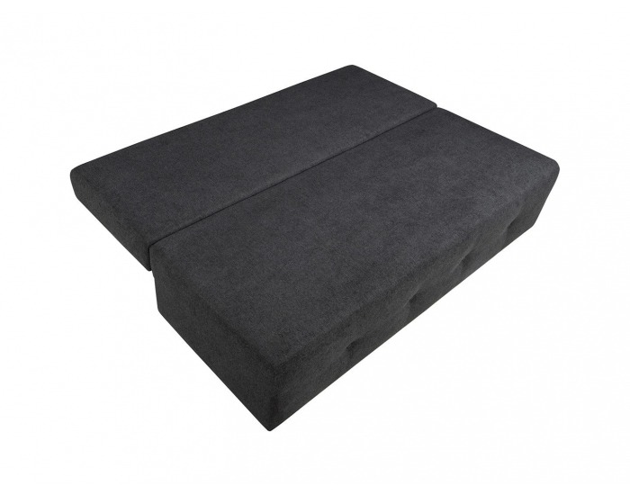 Pohovka s rozkladom a úložným priestorom Kasola Lux - tmavosivá / sivá