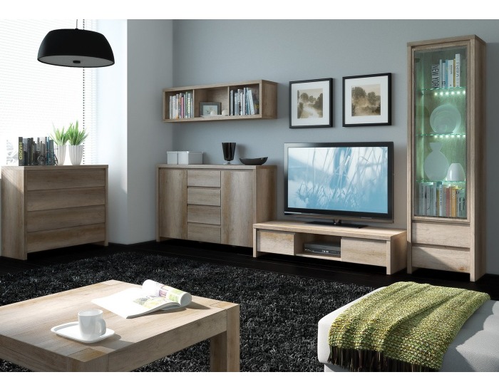 Nočný stolík Kaspian KOM1S - dub monument