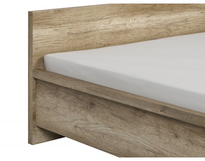 Posteľový rám Kaspian LOZ/140 - dub monument