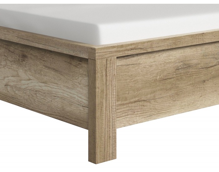 Posteľový rám Kaspian LOZ/140 - dub monument