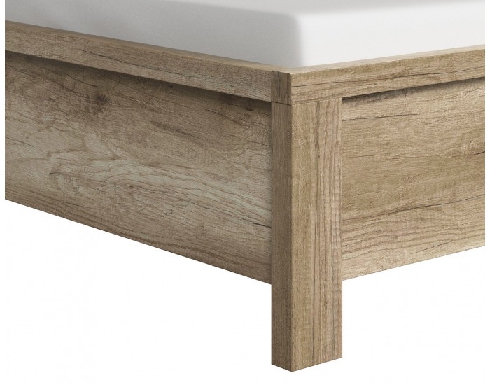 Posteľový rám Kaspian LOZ/160 - dub monument