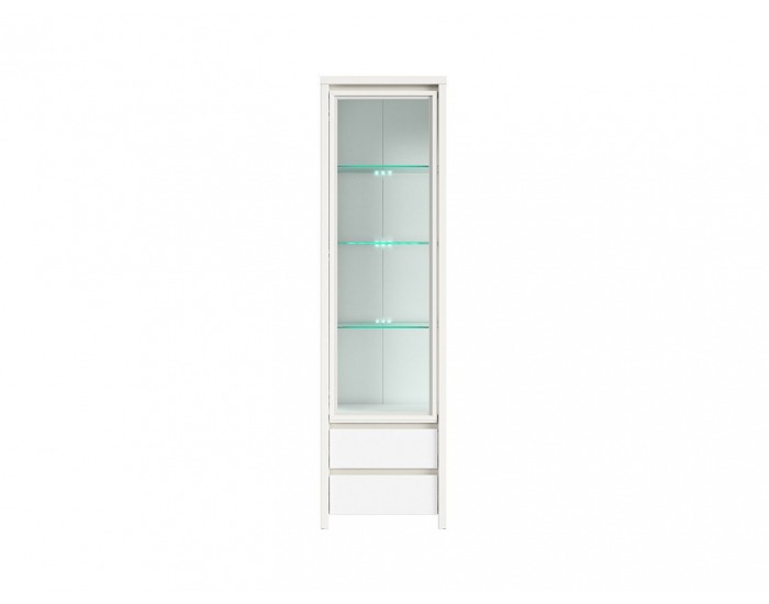 Vitrína Kaspian REG1W2S - biela