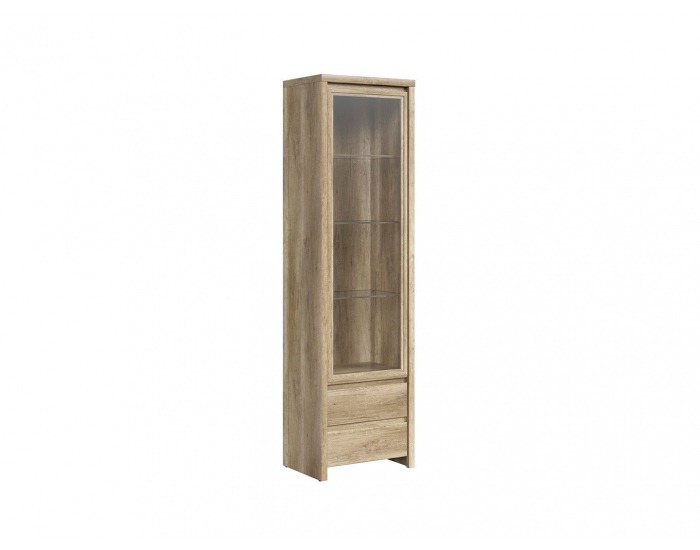 Vitrína Kaspian REG1W2S - dub monument