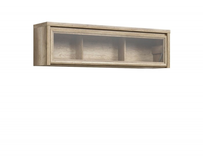 Vitrína na stenu Kaspian SFW1W/140 - dub monument