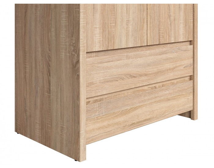 Šatníková skriňa Kaspian SZF2D2S - dub sonoma