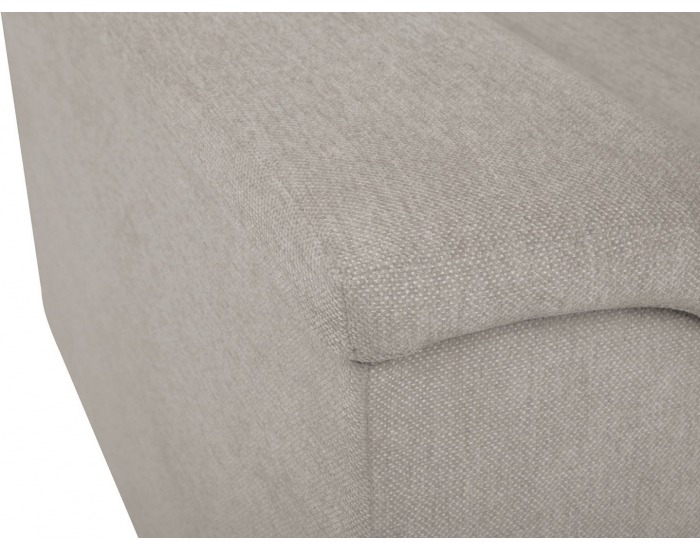 Rohová sedačka s rozkladom a úložným priestorom Kerman L - béžová / drevo (TX061)