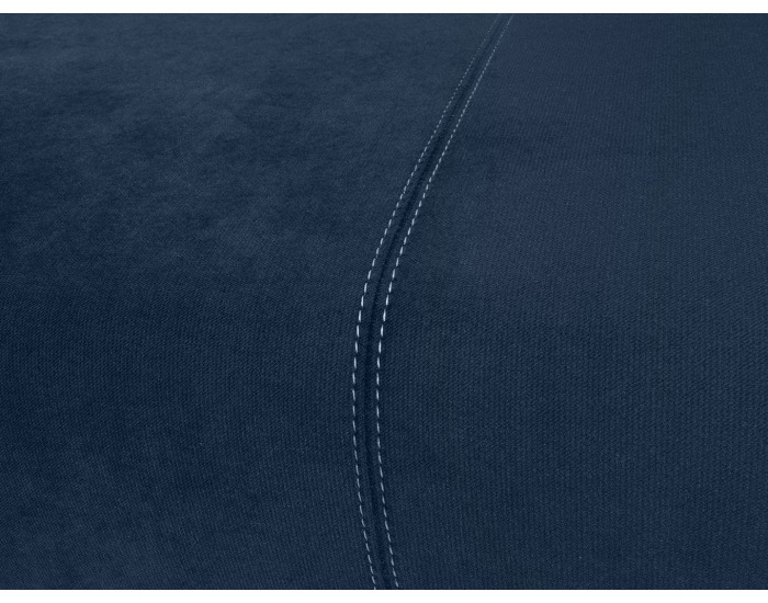 Pohovka s rozkladom a úložným priestorom Kinga III Lux - tmavomodrá