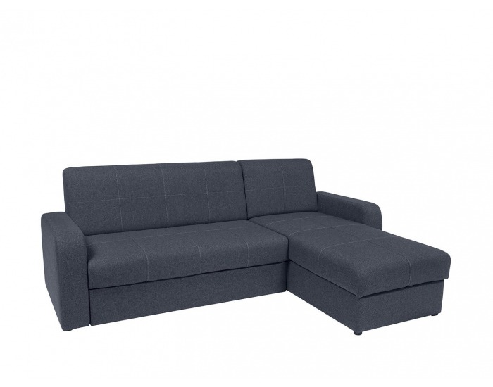 Rohová sedačka s rozkladom Kirsten II L/P - tmavomodrá
