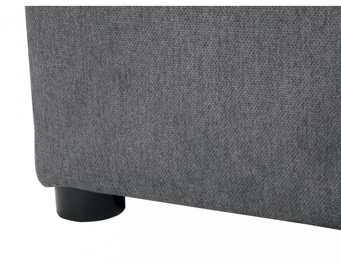 Rohová sedačka s rozkladom Kirsten II L/P - tmavosivá