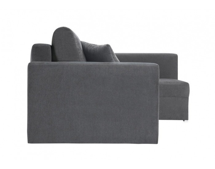 Rohová sedačka s rozkladom Kris II Lux L/P - tmavosivá