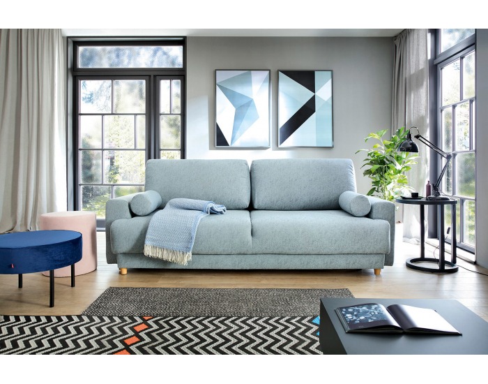 Taburetka Lafu - tmavomodrá