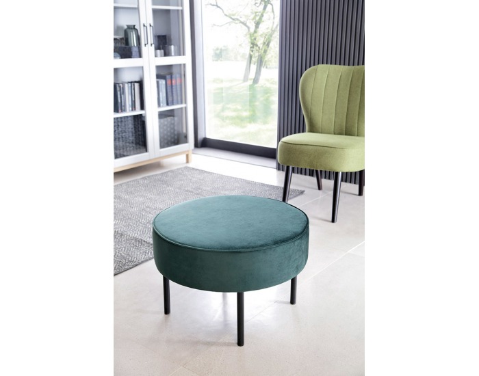 Taburetka Lafu - tmavozelená