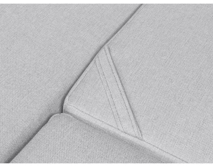 Rohová sedačka s rozkladom a úložným priestorom Leon Lux L/P - svetlosivá / tmavosivá