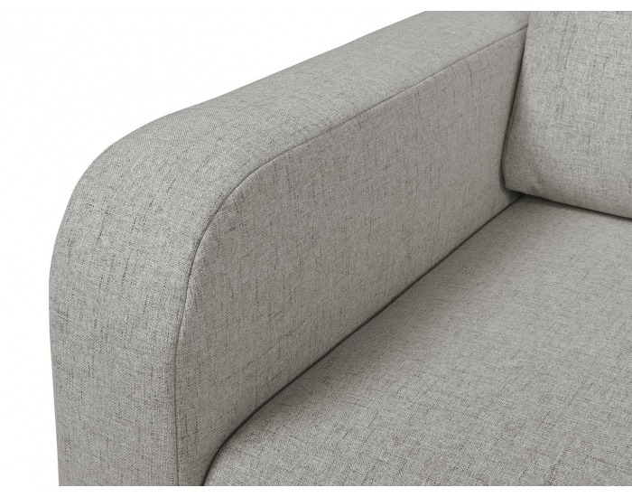 Rohová sedačka s rozkladom Libano Lux L/P - svetlosivá