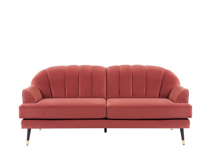 Pohovka Lisera - tmavoružová