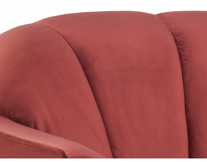 Pohovka Lisera - tmavoružová