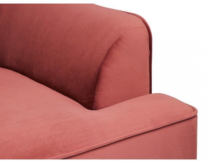 Pohovka Lisera - tmavoružová