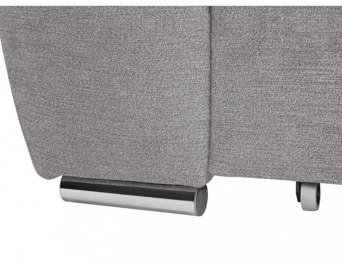 Rohová sedačka s rozkladom a úložným priestorom Loft P - svetlosivá