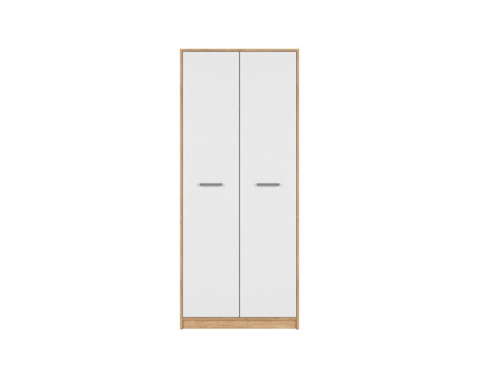 Šatníková skriňa Matos SZF2D - dub wotan / biela